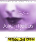 Perfume Scam. Julian Rouas Paris - 100% FRAUD!!