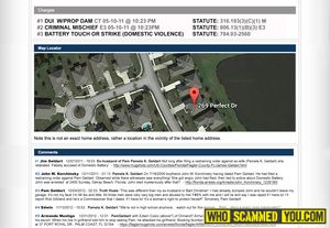 PAM GELDART CRIMINAL MISCHIEF CHARGE