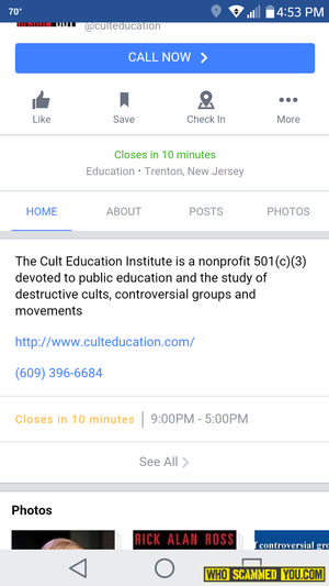 Cult education institute