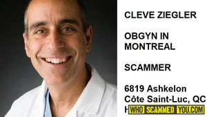 Cleve Ziegler OBGYN SCAMMER